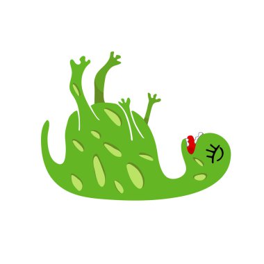 Çocuklar için Yeşil Dinozor Tasarımı