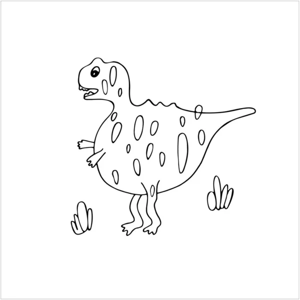 Dinosaurio Vectorial Para Diseño Niños — Vector de stock
