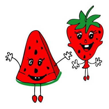 Yiyecek tasarımı için meyve ve meyve.