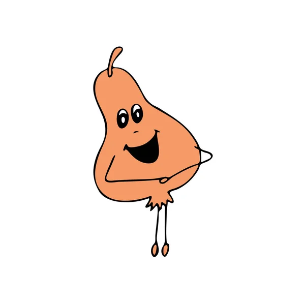 Yiyecek tasarımı için vektör armut.