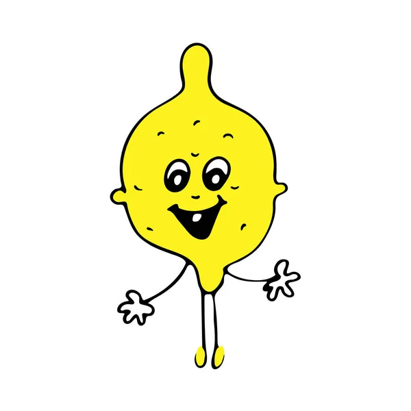 Yiyecek tasarımı için vektör limon.