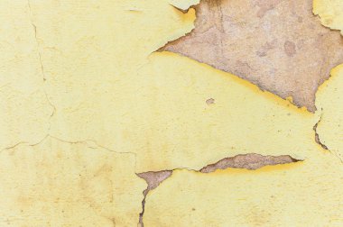 arka plan eski sarı boyalı duvar