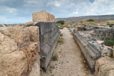 MÖ 3. yüzyılın Yunan-Roma şehirlerinin kalıntıları - MS 8. yüzyılda Hippus - Golan Tepeleri 'ndeki Susita - Kineret, İsrail