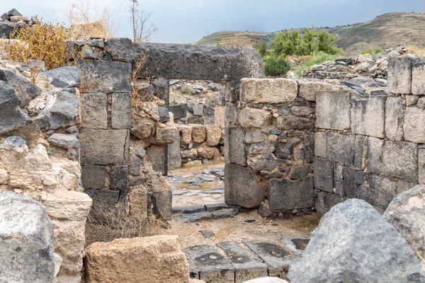 MÖ 3. yüzyılın Yunan-Roma şehirlerinin kalıntıları - MS 8. yüzyılda Hippus - Golan Tepeleri 'ndeki Susita - Kineret, İsrail