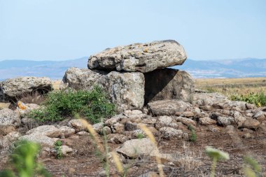 Dolmen - Golan Tepeleri, İsrail Gamla alan Bronz çağında bir taş mezar