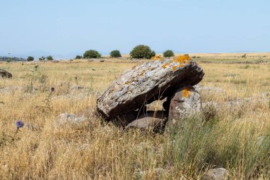Dolmen - Golan Tepeleri, İsrail Gamla alan Bronz çağında bir taş mezar