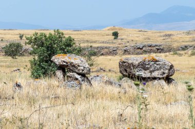 Dolmen - Golan Tepeleri, İsrail Gamla alan Bronz çağında bir taş mezar