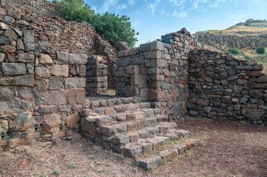 Eski Yahudi Gamla İmparatorluk orduları tarafından 67 yıl reklam yok Golan Tepeleri üzerinde kalıntıları