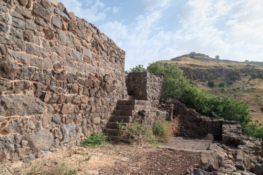 Eski Yahudi Gamla İmparatorluk orduları tarafından 67 yıl reklam yok Golan Tepeleri üzerinde kalıntıları