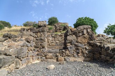 Eski Yahudi Gamla İmparatorluk orduları tarafından 67 yıl reklam yok Golan Tepeleri üzerinde kalıntıları