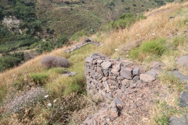 Eski Yahudi Gamla İmparatorluk orduları tarafından 67 yıl reklam yok Golan Tepeleri üzerinde kalıntıları