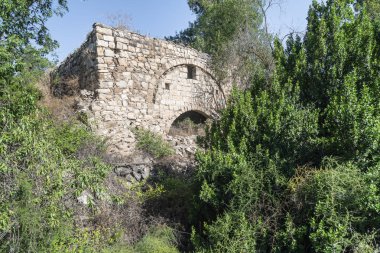 Terk edilmiş Filistin Kafr Birim köyde İsrail'in Kuzey kalıntıları hangi Hıristiyanlar Maruniler 20. yüzyılın ortalarına kadar yaşadı