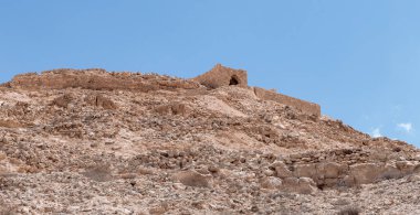 Nabataean şehir Avdat, Israil'deki Judean desert tütsü yolu üzerinde yer alan kalıntıları. Unesco Dünya Mirası listesinde bulunan.