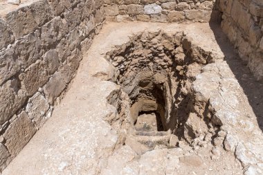 Mikve Judean desert İsrail tütsü yolu üzerinde yer alan Roma villada Nabatean şehir Avdat. Unesco Dünya Mirası listesinde bulunan.