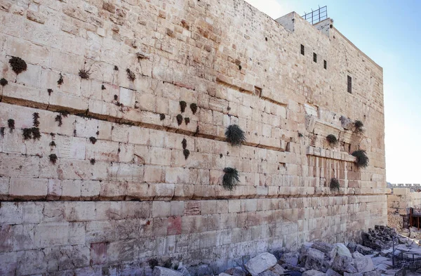 Early Morning View Excavations Western Wall Old City Jerusalem Israel — Stock Photo, Image