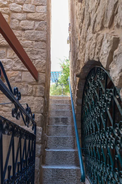 Safed Ізраїль Вересня 2018 Оттоманському Рано Вранці Єврейському Кварталі Старого — стокове фото
