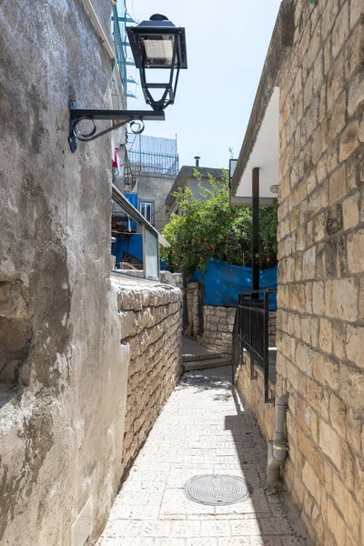 Safed 이스라엘 2018 Safed의 마을에서 유대인 분기에 아침에 조용한 — 스톡 사진
