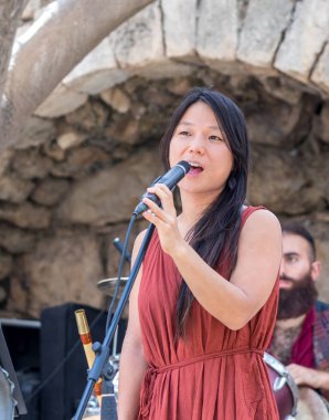 Kudüs, İsrail, 30 Eylül 2018: Şarkıcı korkutmamız yıllık Festivali 