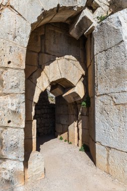 Nimrod üst sınır Kuzey İsrail ile Lübnan Celile'de bulunan kalenin Kuzey doğu girişinde parçası.