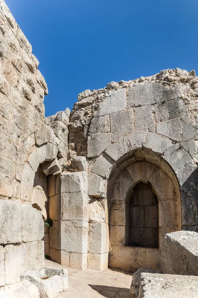 Fragment Van Noordoostelijke Ingang Naar Nimrod Fort Gelegen Upper Galilee — Stockfoto