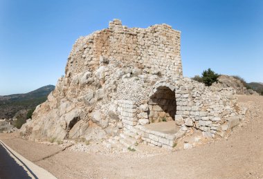 Nimrod üst sınır Kuzey İsrail ile Lübnan Celile'de bulunan kale yan pasajlar birini kalıntıları.