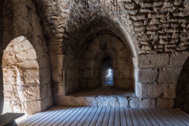 Salonda Nimrod üst sınır Kuzey İsrail ile Lübnan Celile'de bulunan kale içinde alt katmanı.