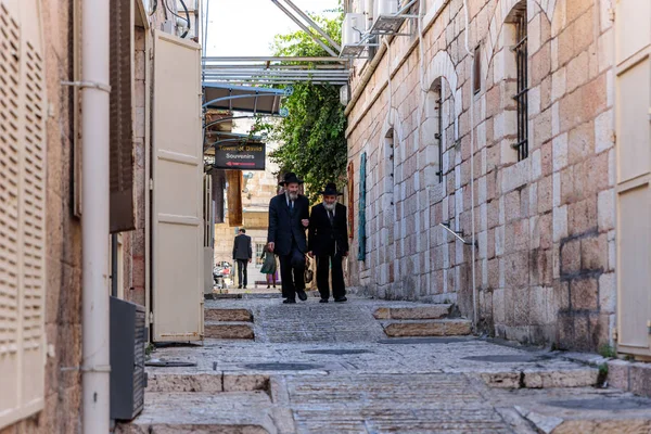 예루살렘 이스라엘 2018 유대인 도시의 예루살렘 이스라엘에서에서 게이트 이야기 — 스톡 사진