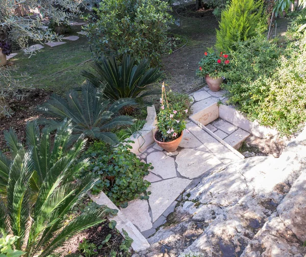 Jerusalem Israel November 2018 Inner Garden Church Mary Magdalene Jerusalem — Stock Photo, Image