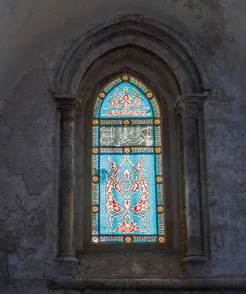 Jerusalem Israel November 2018 Stained Glass Window Upper Room Last — Stock Photo, Image