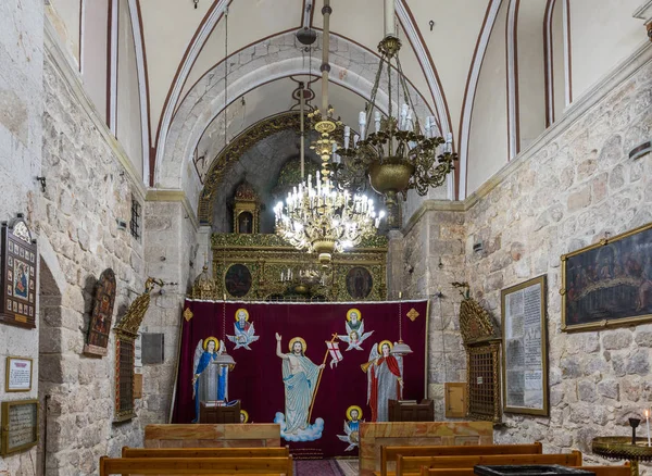 Jerusalén Israel Noviembre 2018 Sala Principal Iglesia San Marcos Iglesia —  Fotos de Stock