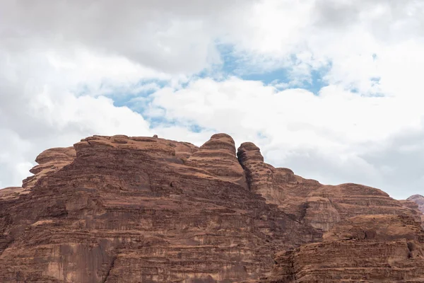 Fascinerande Skönhet Wadi Rum Öknen Nära Aqaba Stad Jordanien — Stockfoto