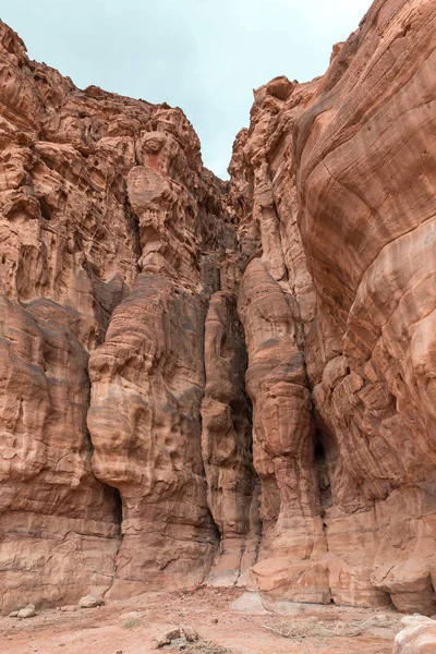 Cordillera Alta Desierto Wadi Rum Cerca Ciudad Aqaba Jordania — Foto de Stock