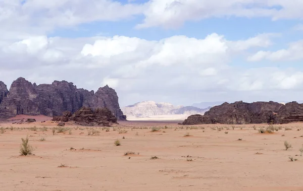 Fascinante Beleza Deserto Wadi Rum Perto Cidade Aqaba Jordânia — Fotografia de Stock