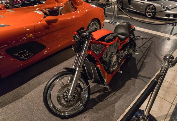 Ammán Jordania Diciembre 2018 Una Las Motocicletas Harley Davidson Exposición —  Fotos de Stock