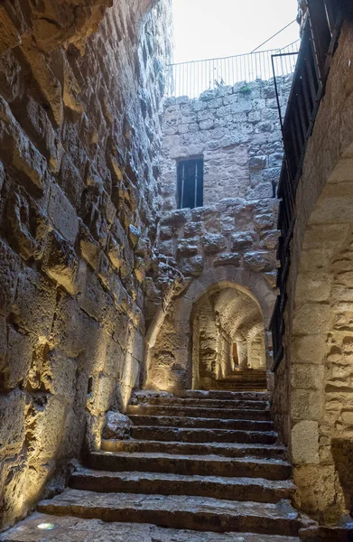 Irbid Jordan Dezember 2018 Die Innere Passage Der Burg Ajloun — Stockfoto