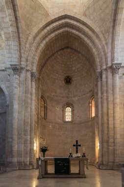 Kudüs, İsrail Eski Şehir Muristan sokakta Redeemer Lutheran Kilisesi iç