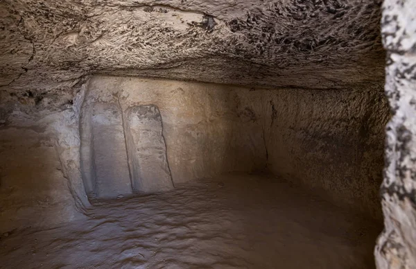 Los cuartos de servicio cerca de la ciudad nabatea de Avdat, situado en la carretera del incienso en el desierto de Judea en Israel. Está incluido en la Lista del Patrimonio Mundial de la UNESCO . — Foto de Stock