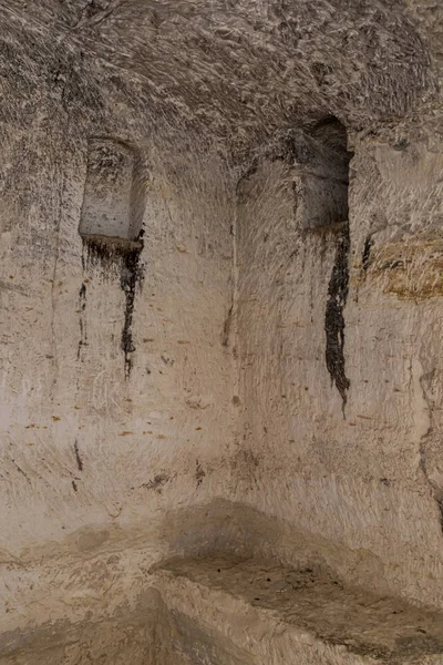 Los restos de los cuartos de servicio cerca de la ciudad nabatea de Avdat, situado en la carretera del incienso en el desierto de Judea en Israel. Está incluido en la Lista del Patrimonio Mundial de la UNESCO . —  Fotos de Stock