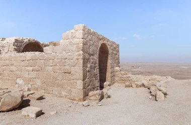 Nabataean şehir Avdat, Israil'deki Judean desert tütsü yolu üzerinde yer alan kalıntıları. Unesco Dünya Mirası listesinde bulunan.