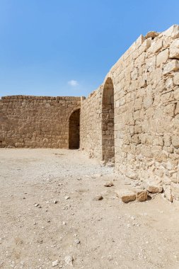 İsrail 'deki Yahudi çölünde tütsü yolunda yer alan Nabataean şehri Avdat' ın kalıntıları. Unesco Dünya Mirasları Listesine dahil edilmiştir..