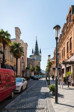 Memed Abashidze Caddesi, Batumi şehrinde - Georgia 'nın başkenti Adjara