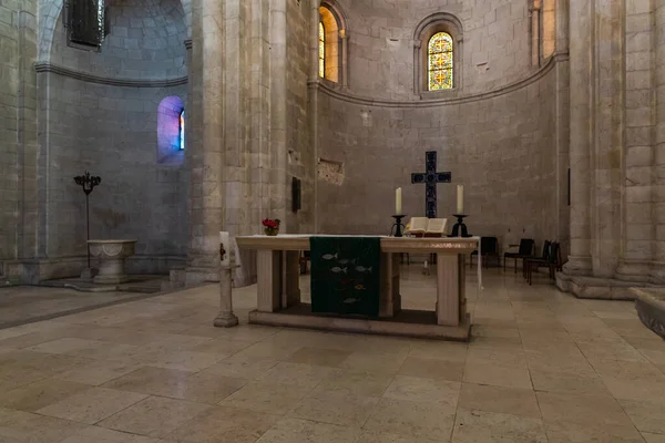 Jerusalén Israel Junio 2020 Sala Interior Iglesia Luterana Del Redentor — Foto de Stock