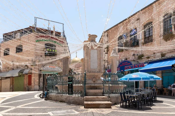 Jerusalén Israel Junio 2020 Fuente Muristán Ciudad Vieja Jerusalén Israel — Foto de Stock