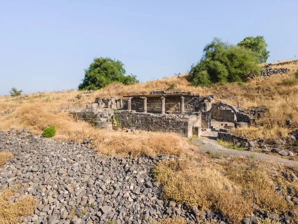 Ruïnes Van Dir Aziz Synagoge Gebouwd Byzantijnse Periode Aan Het — Stockfoto