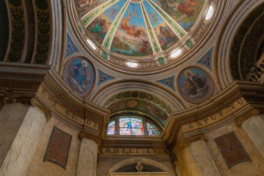 Hayfa, İsrail, 10 Temmuz 2020: İsrail 'in kuzeyindeki Hayfa kentindeki Carmel Dağı' nda bulunan Stella Maris Manastırı