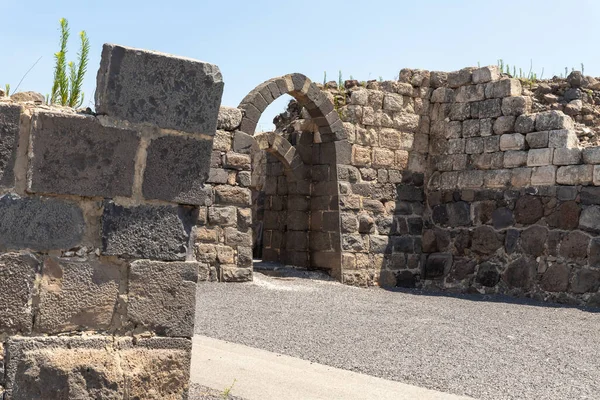 Afula Israël Juillet 2020 Les Ruines Grande Forteresse Hospitalière Belvoir — Photo