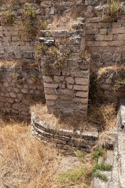 Remains Old Ruins Kafarlet Fortress Property Lords Caesarea Became Property — Stock Photo, Image