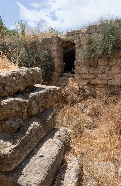 Restos Las Viejas Ruinas Fortaleza Kafarlet Era Propiedad Los Señores — Foto de Stock