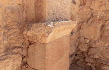 Shivta - Güney İsrail 'de bir ulusal park, Negev' in kuzeyinde antik bir Nabatean şehrinin kalıntılarını içerir..