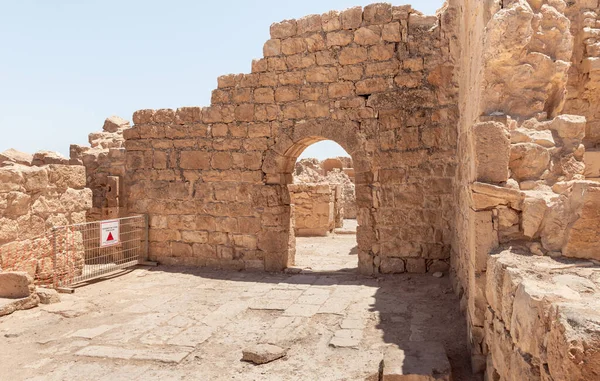 Shivta Ein Nationalpark Süden Israels Umfasst Die Ruinen Einer Antiken — Stockfoto